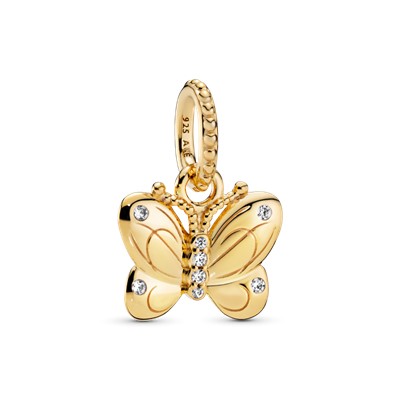 Pendentif Papillon Avec Chaîne - Neuf Sans Emballage - Bijou Délicat